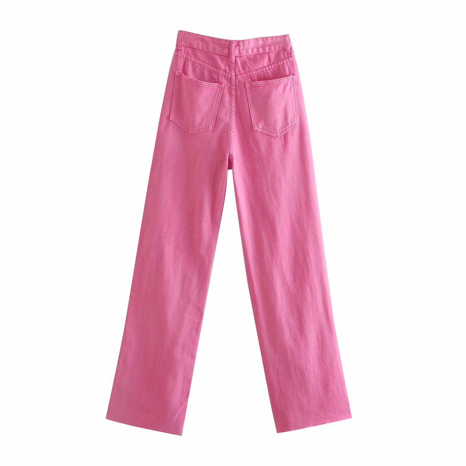 Women's Slimming Casual Straight Wide-Leg Jeans