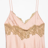 European And American-style Satin Lace Slip Dress For Women