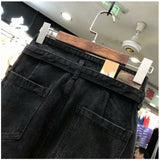Women's carrot wide leg high waist jeans