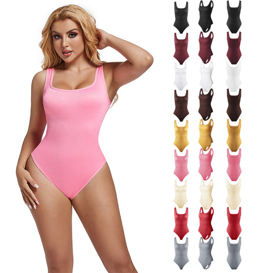 Seamless Shapewear Waist-cinching Bodysuit