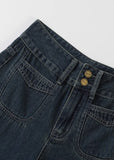 Women's Retro Wide-leg Jeans Plus Size