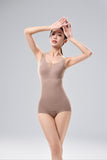Seamless Push-up Bodysuit Thickened One-piece Shapewear