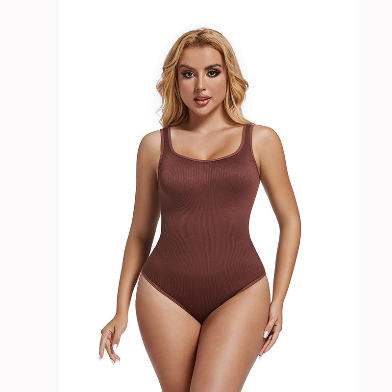Seamless Shapewear Waist-cinching Bodysuit