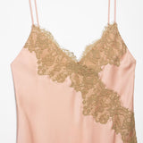 European And American-style Satin Lace Slip Dress For Women