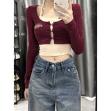 Love Embroidered Wide-leg Simple Casual Jeans