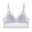 Triangular Soft Seamless Underwear Women Low Back Transparent Bras