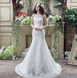 Bride Trailing Wedding Dress sexy Lace Mermaid Wedding DressW