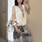 Loose Fit Wide-leg Jeans For Women