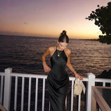 Stylish New Satin Slip Dress