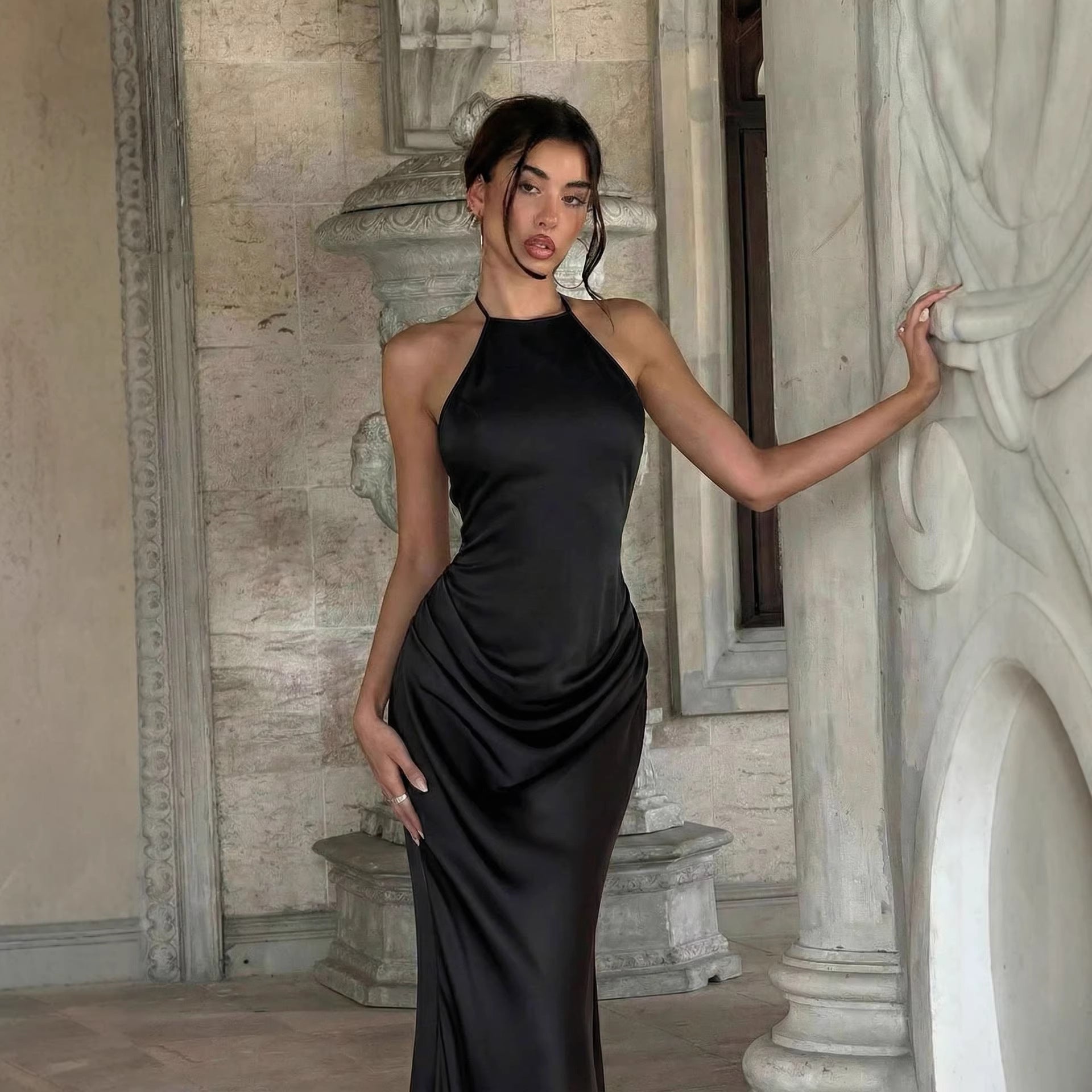 Stylish New Satin Slip Dress